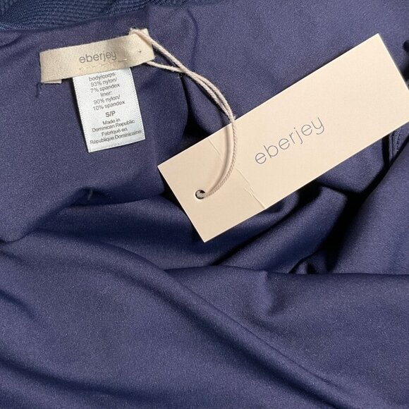 NWT Eberjey Pique Loreta One Piece Textured Ruffled Swimsuit Size Small S - Picture 5 of 7